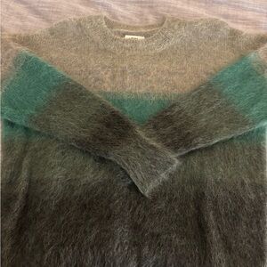 Women's Gradient Sweater - Gray and Green ISABEL MARANT